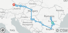 Die Donau von Rumänien nach Deutschland mit Bukarest und Siebenbürgen - 22 Destinationen