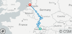 Romantischer Rhein mit Luzern für Weinliebhaber (nordwärts) - 17 Destinationen