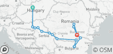 Balkan Entdeckung mit Budapest, Bukarest & Transsylvanien - 16 Destinationen