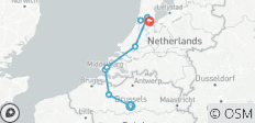 Trésors de la Belgique et de la Hollande avec une nuit à Bruxelles - 8 destinations
