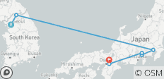 11 Tage Highlights von Südkorea & Japan Tour Paket - 7 Destinationen