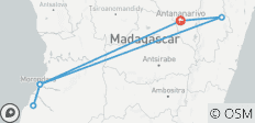 Reise durch Madagaskar Erkundung von Antananarivo nach Andasibe 7 Tage/6 Nächte (Komfort) - 6 Destinationen
