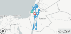 13 Daagse Christelijk Israël & Jordanië Rondreis Arrangement - 22 bestemmingen