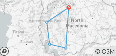 Nordmazedonien - Die Highlights - Geführte Privatreise - 5 destinations