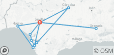 Découvrez l\'Andalousie à Séville, suivez les traces de Christophe Colomb à Huelva et tombez sous le charme de Cadix (croisière de port à port). - 13 destinations