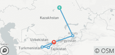 Private Zugreise Kasachstan - Usbekistan - Auf Schienen durch Zentralasien - 6 Destinationen