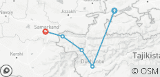 North Tajikistan from/to Uzbekistan - Guided Private Tour - 5 destinations