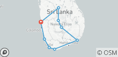 Sri Lanka en una instantánea - 9 destinos