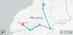 De Fès à Marrakech : Circuit privé de 5 jours dans le désert du Sahara - 11 destinations