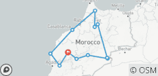 Private 12-Days Morocco Tour from Marrakesh via Chefchaouen, Fes, & Sahara, Coast - 12 destinations