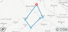 Luxuriöse Delhi, Jaipur & Agra Tour mit Ranthambore 5-Sterne Hotel) - 6 Destinationen