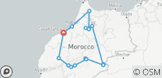 Circuit privé entièrement guidé de 10 jours au Maroc au départ de Casablanca, incluant Chefchaouen - 15 destinations