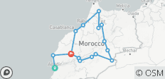Circuit privé de 12 jours : Agadir à Marrakech en passant par Merzouga, Fes/Chefchaouen... - 16 destinations