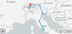 Classical Italy and Switzerland (including Mount Titlis) - 13 destinations