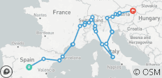 Eine fantastische Route (34 Destinationen) - 34 Destinationen