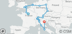Great European Tour (30 destinations) - 30 destinations
