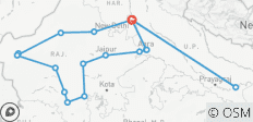 (20 Tage) Königliche Pracht und spirituelle Tour durch Indien mit 5-Sterne-Hotel - 18 Destinationen