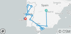 Andalucía y Portugal por completo (25 destinations) - 25 destinos