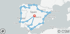 Grand tour ibérique (30 destinations) - 30 destinations