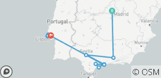 South of Spain with Lisbon (from Madrid to Lisbon) - 12 destinations