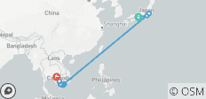 Merveilles du Japon, du Vietnam et du Cambodge 2026 - 22 jours (15 destinations) - 15 destinations