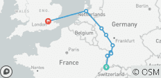 Hoogtepunten van de Rijn met Londen 2026|2027 - 11 Dagen (van Bazel naar Londen) - 10 bestemmingen