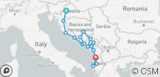 Classic Balkans: Croatia to Albania - 17 destinations
