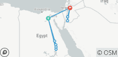 Voyage à travers les terres anciennes - De Petra aux Pyramides - 11 destinations