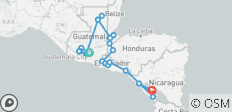 Aventura en Guatemala, Honduras, El Salvador y Nicaragua -13 Días - 22 destinos