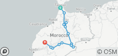 5-Day Breif Private Tour North to South via Chefchaouen/Fes &Merzouga end in Marrakech - 14 destinations