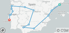 14D Andalucía y Portugal Premium en Grupo Pequeño - 14 destinos