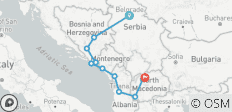 PRIVATE - Balkan Adventure From Belgrade To Skopje - 11 destinations