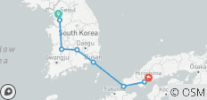 De Seúl a Hiroshima (including Shimonoseki) - 8 destinos