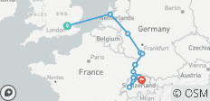 Londres et les joyaux du Rhin 2026 - 11 jours (from Londres to Zurich) - 12 destinations