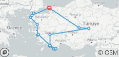 All Around Turkey + Gulet Cruise - 17 Day - 19 destinations