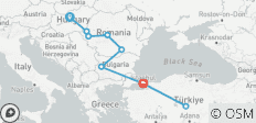 10 Dagen van Boedapest naar Istanbul & Cappadocië via Sofia 3 VLUCHTEN INBEGREPEN - Kleine Groepsreis - 9 bestemmingen