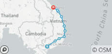 Saigon to Hue E-Bike Adventure: 13 Days from Modern to Ancient Vietnam - 10 destinations