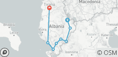 Cyclotourisme en Albanie - 8 destinations