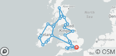 Groot-Brittannië en Ierland (leeftijd 27-35) - 28 bestemmingen