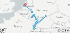 Tulpen & der Rhein 8 Tage - 20 Destinationen