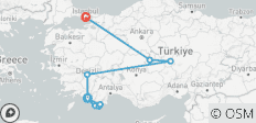 Gulet Cruise + Cappadocia to Istanbul - 12 Day - 13 destinations