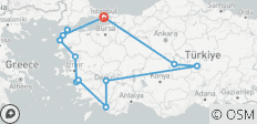 All Around Turkey - 10 Day Tour - 12 destinations
