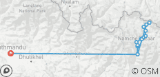 Ruta al campamento base del Everest y regreso en helicóptero - 7 días - 16 destinos