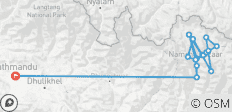 Circuit de l\'Everest Trek des trois cols sans EBC - 22 destinations