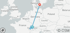 De Zúrich a Copenhague y Joyas del Rin - 8 destinos