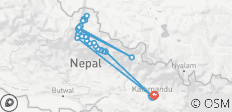 Annapurna Circuit Trek mit Upper Mustang Trek - 30 Destinationen