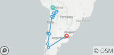South America Highlights: Bolivia, Chile, & Argentina - 18 destinations