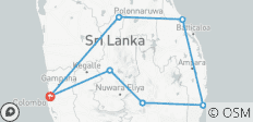 Itinerario por la Costa Este de Sri Lanka 10 días en vehículo privado y alojamiento H/B - 11 destinos