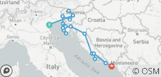 Private - Balkan Extended from Venice to Dubrovnik - 23 destinations