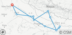 Circuit bouddhiste en Inde avec Taj Mahal - 12 destinations